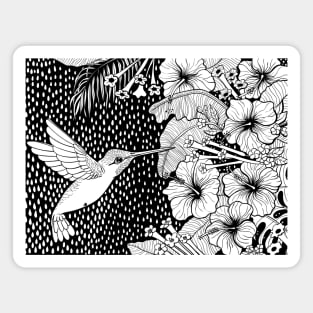 Hummingbird garden Magnet